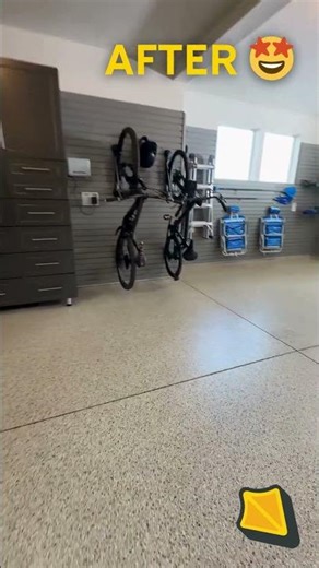 Before and After Webfoot Garage Cabinets and Concrete Coating Transformation