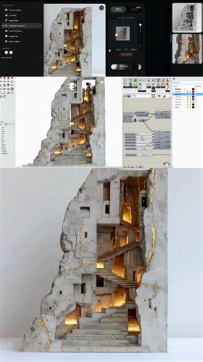 Arturo Del Razo Montiel on Instagram: "From point clouds to cinematic architecture ✨ This project was an experiment blending @formas.ai with parametric workflows, and honestly… it was insanely fun. Huge shoutout to @carlosbannon — Formas AI is brilliant, and mixing it with Grasshopper + coding opened up a whole new creative playground. AI + design tools aren’t replacing the process, they’re making it more playful. #FormaAI #ParametricDesign #Grasshopper3D #AIDesign"