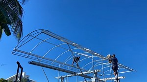 Coastline Boat Lift Covers on Instagram: "How awesome is this install video?! Our Coastline install team make installing a canopy look EASY! These guys do great work and we are so proud to have them out there putting in hard work everyday!!"
