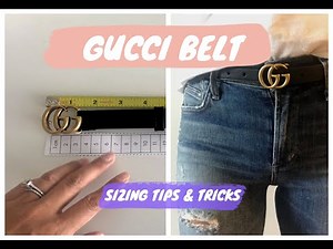 GUCCI MARMONT BELT | SIZING TIPS, TRICKS & TRY-ON