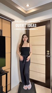 University Outfit Ideas dress code friendly ✨ #schooloutfit #universityoutfit #backtoschooloutfit | Krisha Wong
