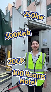 15K views · 208 reactions | "250kw inverter work with 500kwh lithium battery, for 100 rooms hotel #solarsystem #offgridsolar #solarpanel #solarenergy #solarpowersystem #solar #lihtiumbattery #solarpanelfactory #offgrid #cantonfair #foshan #Chinafactory #cantonfair #BESS #SolarContainer #alibaba" | Mars Solar Power System Manufacturer | Facebook