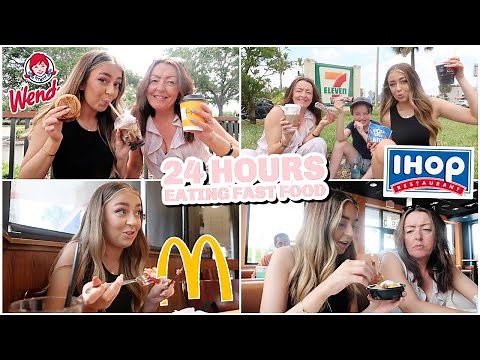24 HOURS Eating ONLY American Fast Food!