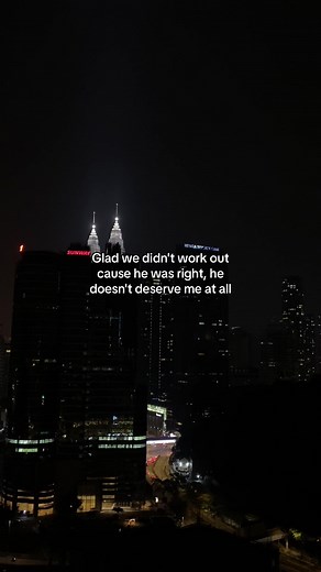 Stunning Nighttime Cityscape with Tower and Skyscrapers