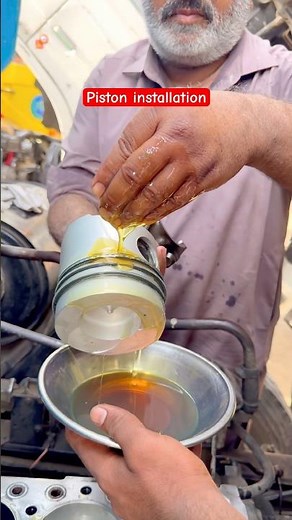 Piston installation skills Like a Pro method #pistons #short #youtubeshorts #trending