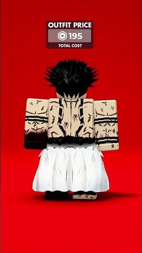 Sukuna Outfit Idea #roblox