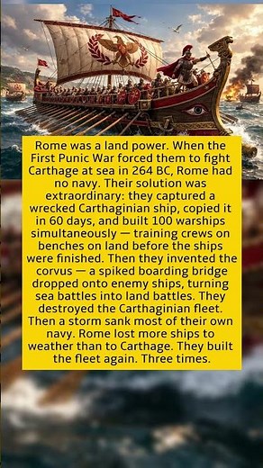 The Weapon Rome Never Built — That Would Have Made Them Unstoppable at Sea