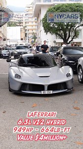 A stunning laFerrari in Monaco 🇲🇨😍 #laferrari #ferrari #monaco | NYCarspotter