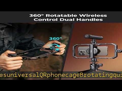 SmallRig All-in-One Universal Quick Release Phone Video Rig Kit Pro, Phone Stabilizer Rig Kit with