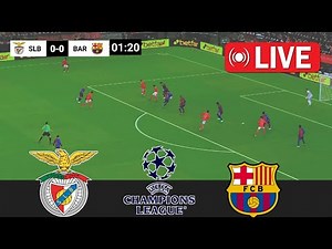 🔴 LIVE: FC Barcelona VS Benfica | UEFA Champions League 2025 | Ucl Full Match Streaming