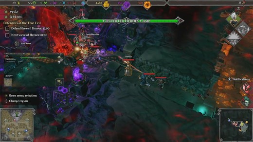 儿子双人联机合作《地下城3 - 完全典藏版》战役和对战 DUNGEONS 3 - COMPLETE COLLECTION 类地下城守护者的恶魔主题即时策略游戏