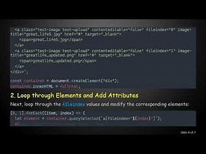 Dynamically Add Attributes to HTML Elements Based on Index in JavaScript