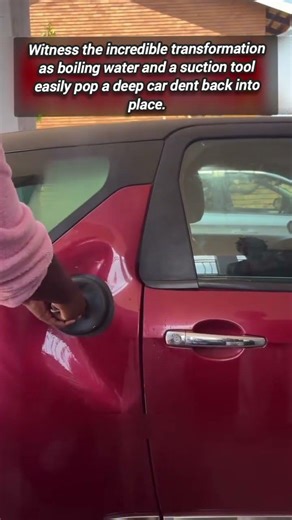 Amazing DIY Method For Removing Large Car Body Dents