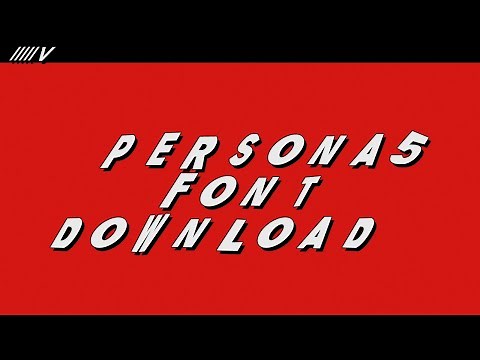 I Made The Persona 5 Font