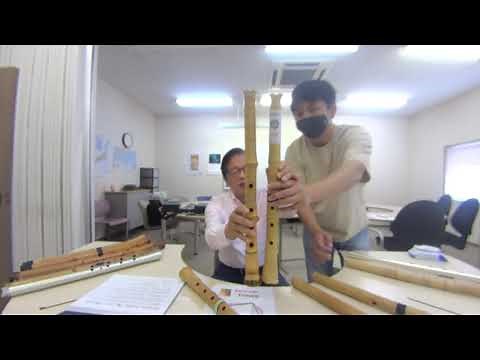 REIZAN explained about the Senshu Metal Shakuhachi AireedX and Kaizo Yu.