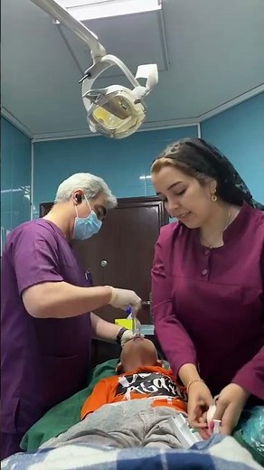 A quick time lapse from inhalation induction of anesthesia to nasal intubation. #بیهوشی