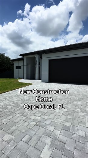 New Construction Home for sale Cape Coral, FL 3 bedrooms, den, 4 bathrooms, pool, outdoor kitchen, oversized garage with 4th bathroom, loft, and an extra room built out. 1909 sqft under ac and has impact resistant windows and doors. Priced at $959,900 Listed by Adriana Alonso Nazco with Mamba Realty LLC #newconstructionhomesforsale #fyp #newhome #capecoral #capecoralrealestate #newconstructionhome #poolhomeforsale #swfl #nongatedcommunity #outdoorkitchen #swfl #poolhome #househunting #homebuyer
