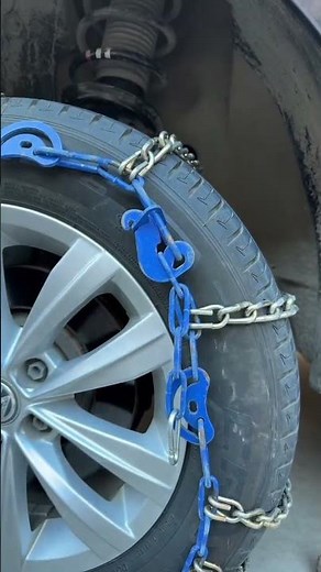 Traditional car snow chain installation tips: a step-by-step guide to quick installation, no jack
