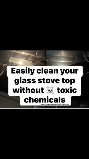 Easily clean your glass stove top without ☠️ harsh chemicals. Norwex Cleaning Paste to the rescue!