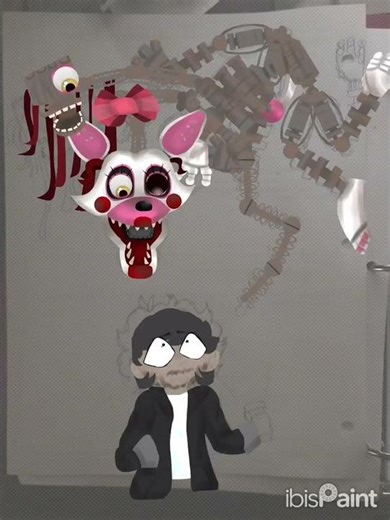 Mangle speed paint (fnaf movie 2)#fnaf #fnafmovie #fyp 