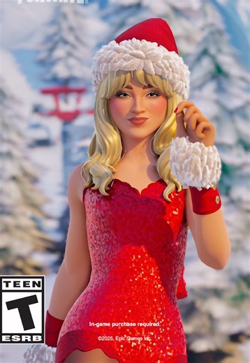 santa doesn't know u like @Fortnite Official does. new festive @Sabrina Carpenter skin available in the fortnite item shop now ⭐️ #sabrinacarpenter #fortnite #manchild