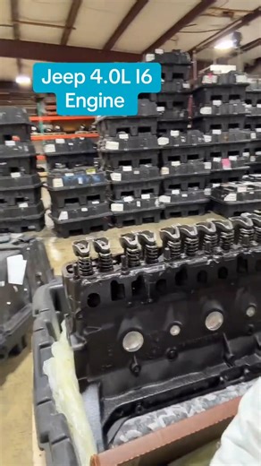 Powertrain Products on Instagram: "Jeep’s legendary 4.0L inline six engine was built to last and was very well loved! This is the Renix era (1987-1990) and it truly set the standard for reliability with its heavy cast iron block, heads, and ohv pushrod engine design. If you need one- link in bio #jeep #jeeplove #amc #jeeplife"
