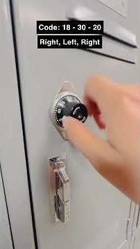 How to Open Your PE Locker