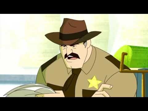 Scooby-Doo! Mystery Incorporated - The group reports the incident to Sheriff Stone.