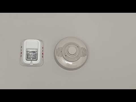 System Sensor SWL and a B200S-LF-IV sounder base at the Holiday Inn Express in Valdosta Georgia