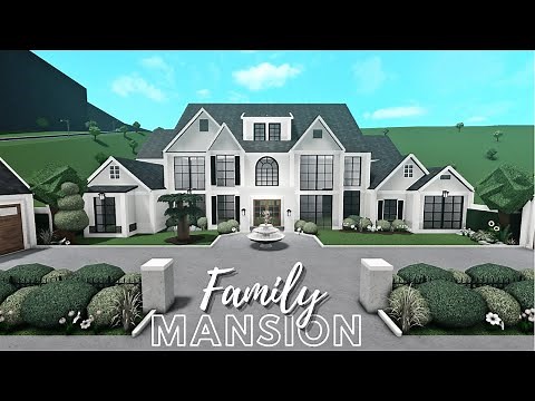 Bloxburg| Family Mansion| House Build| Roblox