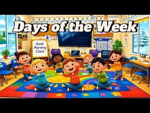 Days of the Week Song for Kids | Kindergarten & Preschool Music