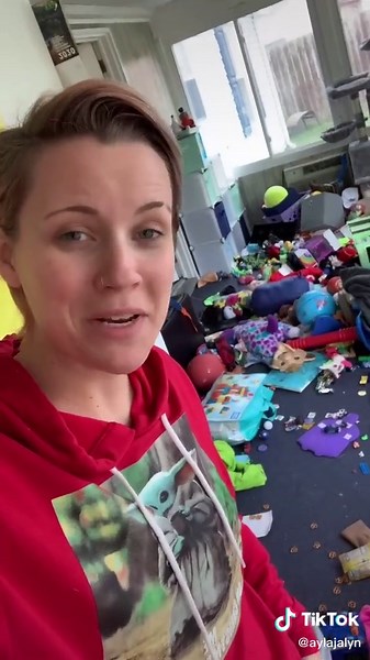 Playroom MAKEOVER!! Pt.1 🤯 #whyme #spoiled #purge #readysetgo #ohayla #fyp