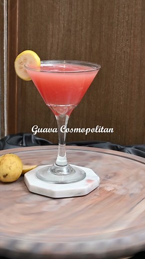 Refreshing Guava Cosmopolitan Cocktail Recipe