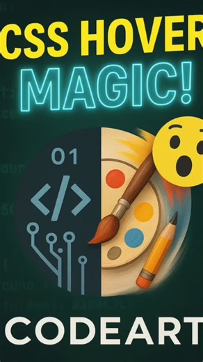 CodeArt on Instagram: "CSS Hover Animation Tutorial 🔥 | pt.03 | Easy and Smooth Hover Effects . . . #trending #instagram #shorts #coding #programming"