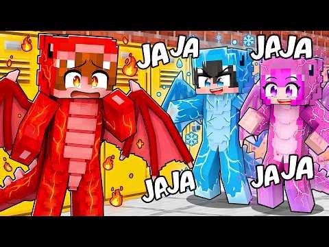 PRIMER DÍA en la ESCUELA DRAGÓN en Minecraft!