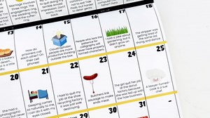 Punday Everyday Calendar 2026 | 12" x 24" Pun a Day Calendar 2026 with Hilarious Wordplay & Daily Laughs for Home & Office | Jokes Wall Calendar 2026 & Pun Intended