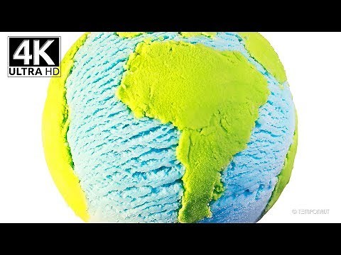 Melting World Ice Cream 4K Time Lapse