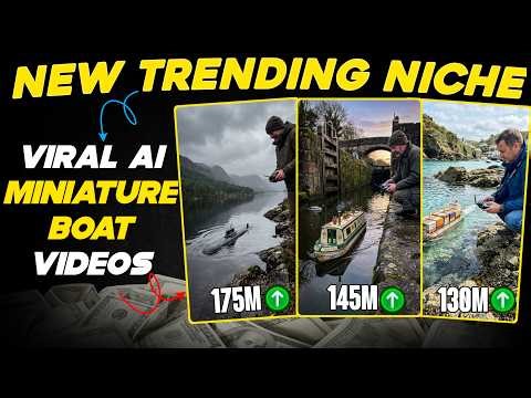 How To Create Viral AI Miniature Boat Videos (100% FREE Course)