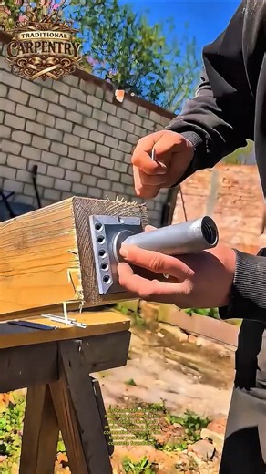 Smart Post Base Connector Saves Time! #Construction #Woodworking #DIY