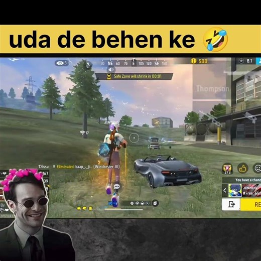 uda de behen ke 🤣 #ritiverseplays #freefire #funny #shorts