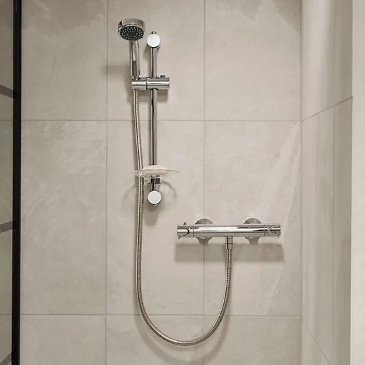Triton Dene Thermostatic Bar Mixer Shower Cool Touch UNDETHBMCT