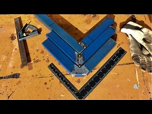 Welding Square Tubing at 90 Degrees Joint Preparation, the 3 ways I Fabricate the corner.