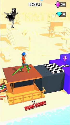 Stilts Run 🦵 LEVEL 3: Ultimate Balance Challenge! 😂 Hilarious Falls & Epic Stilt Walks! 🤣 #games
