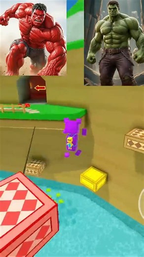 Red Hulk vs Green Hulk Challenge Who Is Stronger Final Battle #shorts#hulk #gaming#superbr#challenge