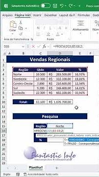 Como Usar o PROCV com Matrizes para Retornar Vários Valores no Excel