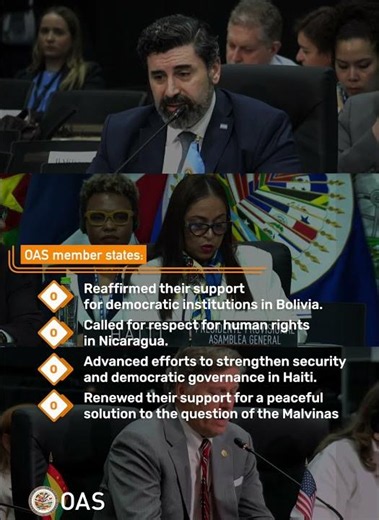 Hemispheric Cooperation Strengthened at the OAS General Assembly