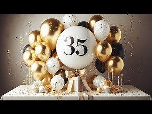 35 happy birthday celebration party background