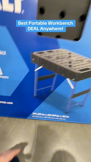If you need a great portable workbench for a great price you’ll find it Lowe's Home Improvement from #deals #blackfriday #christmasgiftideas #giftideas #workbench #kobalt #lowes #deals #tooldeals | Mastering Mayhem