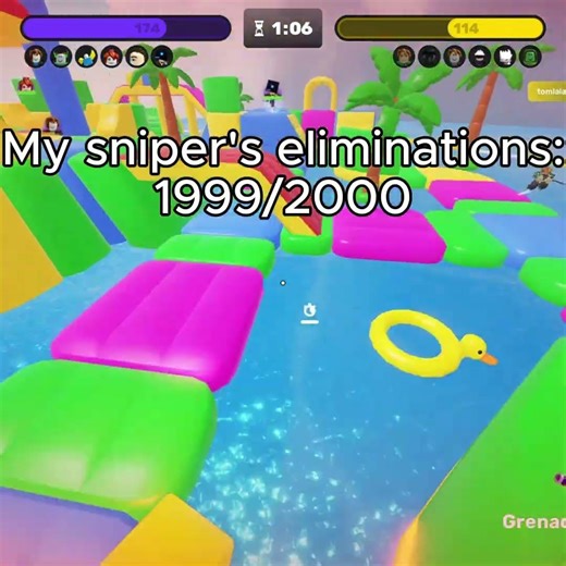 Finally I get the sniper's gold warp in RIVALS!