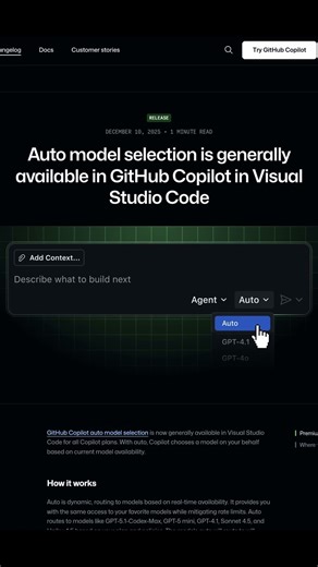 Github Copilot Auto Mode
